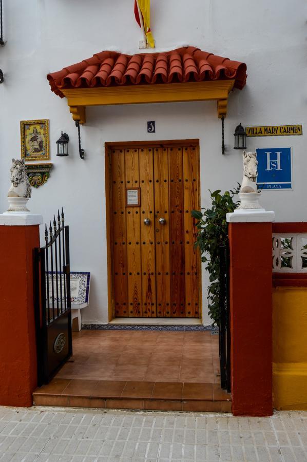 Hostal Playa Hidalgo Rota Esterno foto